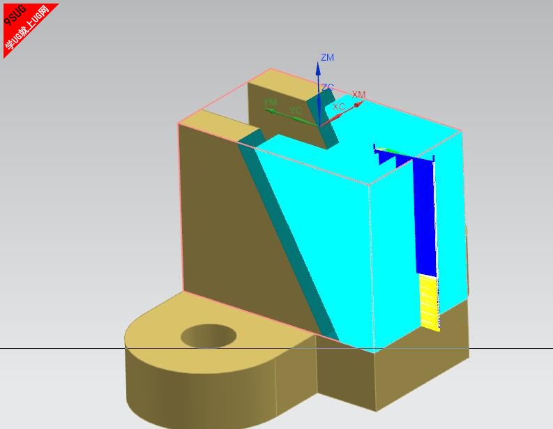 ug銑斜面用mill planar還是contour?就上ug網 - ug6.0編程教程